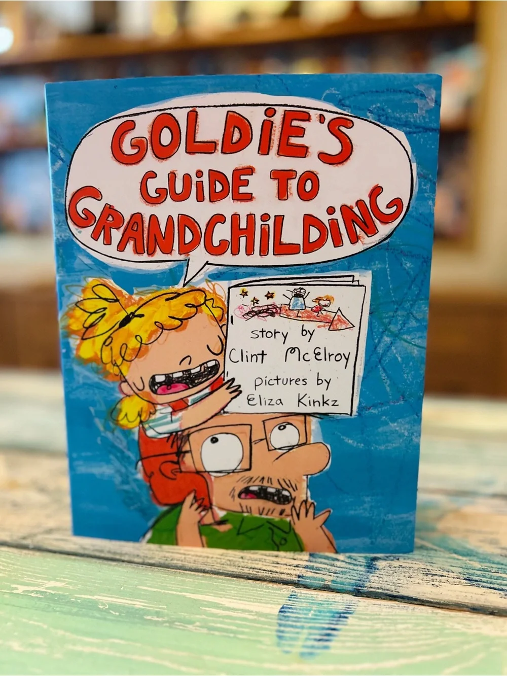 NEW Goldie’s Guide to Grandchilding Hardcover | Funny Grandparent Gift 9x11